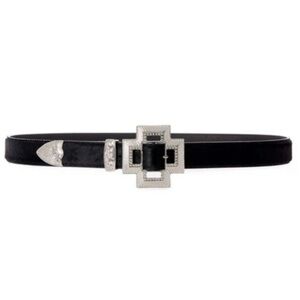 Luv AJ Silver Cross Belt NWT